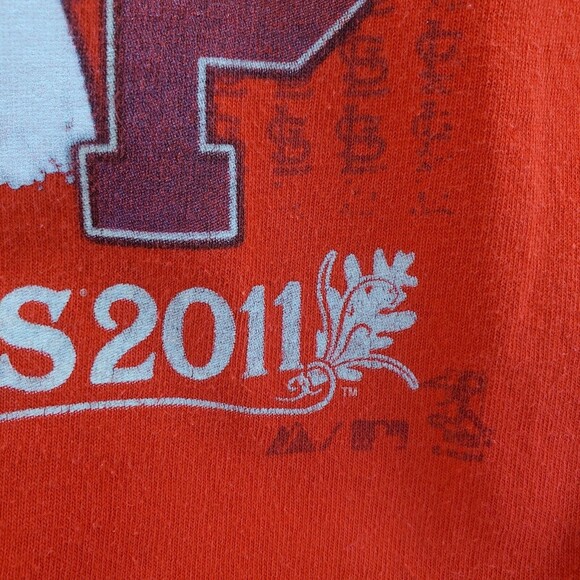 St Louis Cardinals David Freese Majestic MVP 2011 World Series T-Shirt Large L - Picture 5 of 10